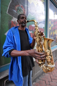 Street musician New Orleans